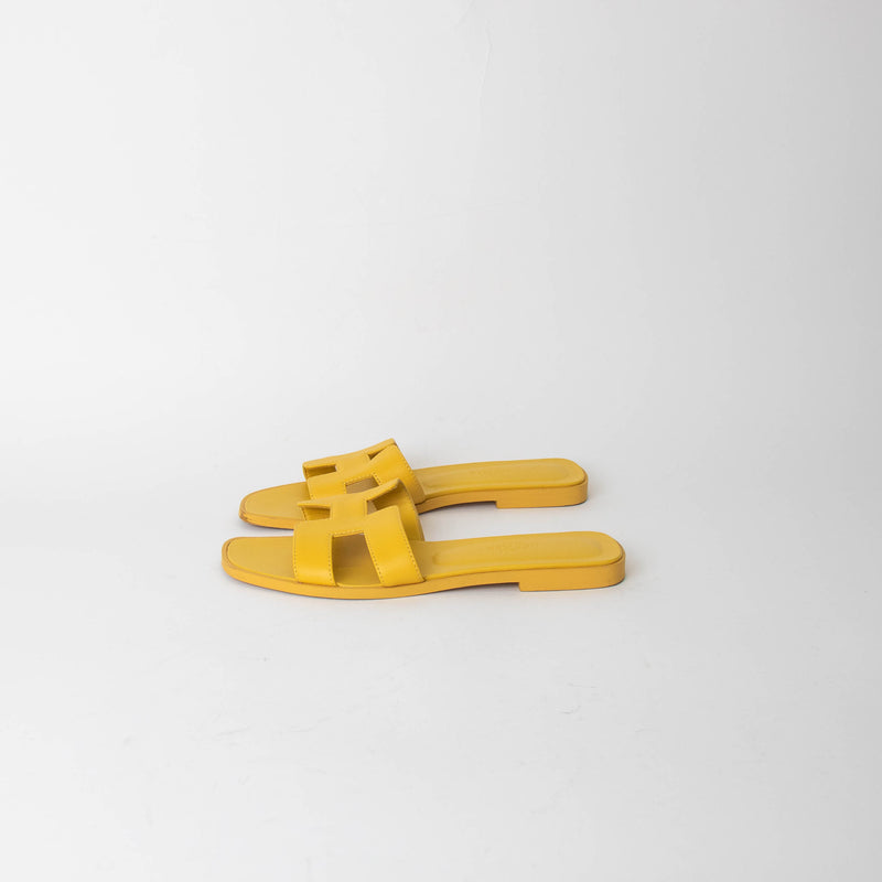 Hermes Yellow Oran Sandal