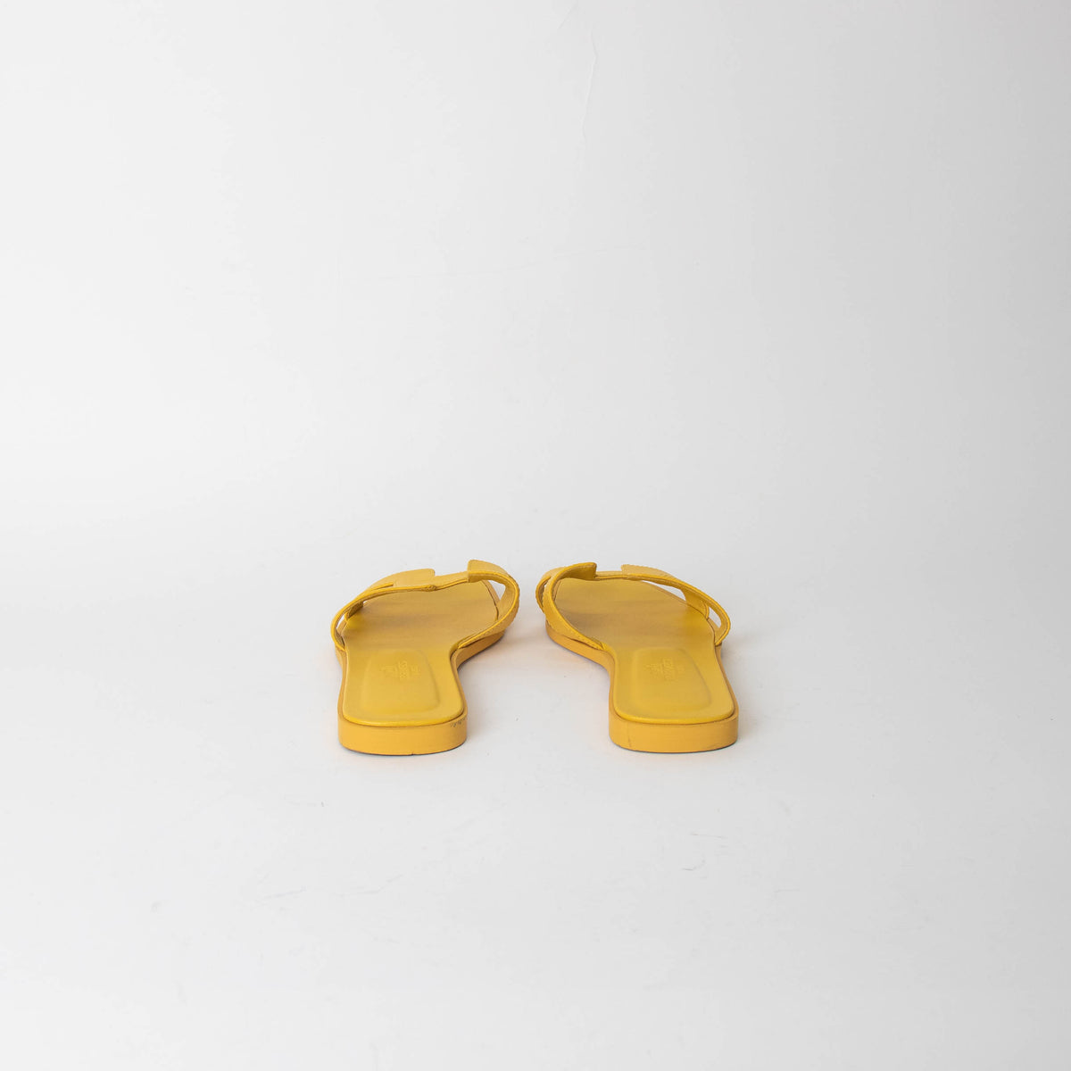 Hermes Yellow Oran Sandal