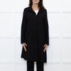 Sarah Pacini Black Light Weight Trench Coat