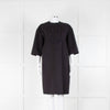 Louise Kennedy Navy Collarless Dress Coat