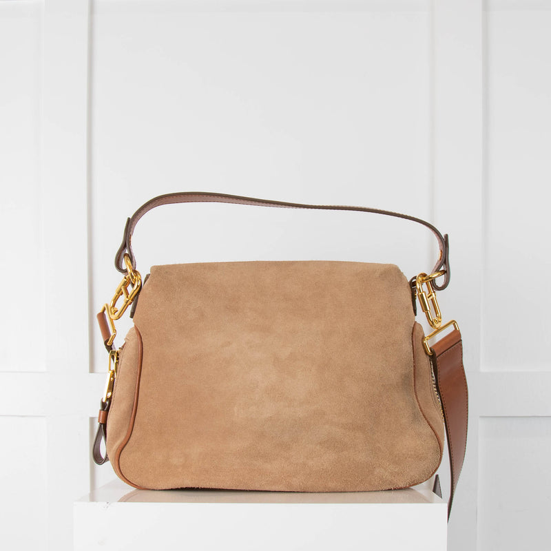 Tom Ford "Jennifer" Brown Suede Bag