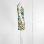 Missoni Orange and Blue Floral Shift Dress