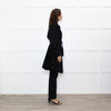 Sarah Pacini Black Light Weight Trench Coat