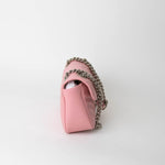 Gucci GG Small Pink Leather Marmont with Silver Hardware