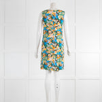 Missoni Orange and Blue Floral Shift Dress