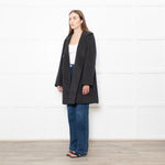 Ganni Grey Double Faced Pea Coat