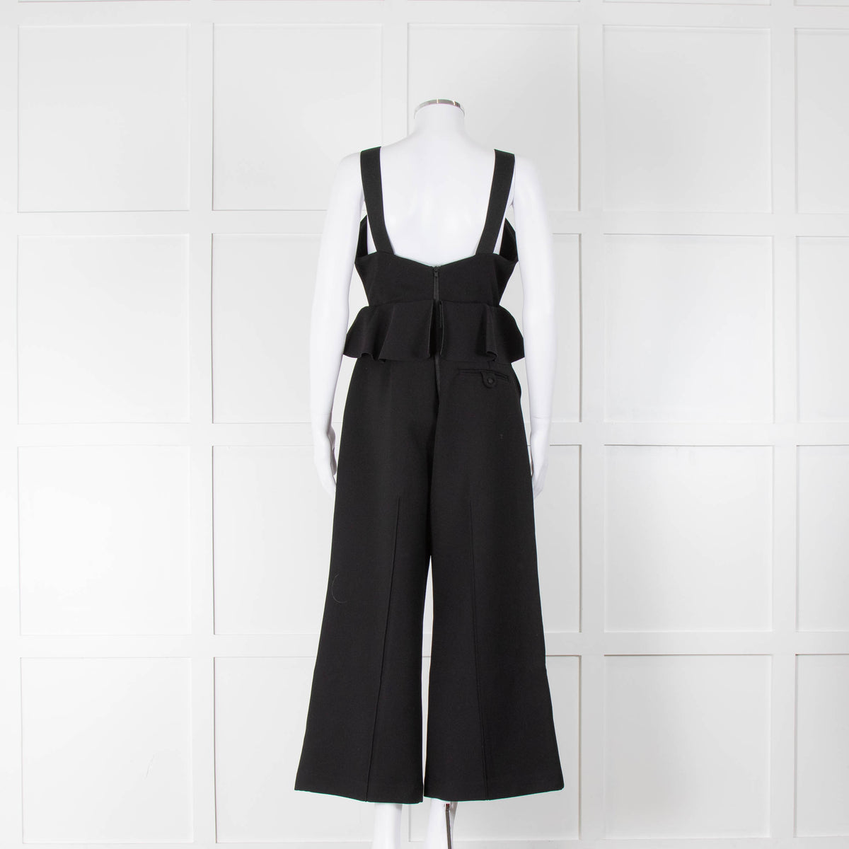 Self-Portrait Black Peplum Style Jumpsuit