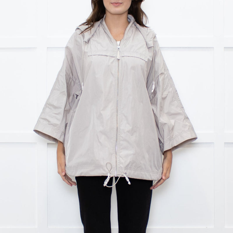 Poetry Beige Hooded Windstopper Jacket