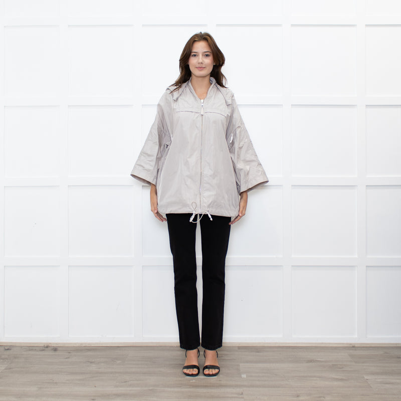 Poetry Beige Hooded Windstopper Jacket