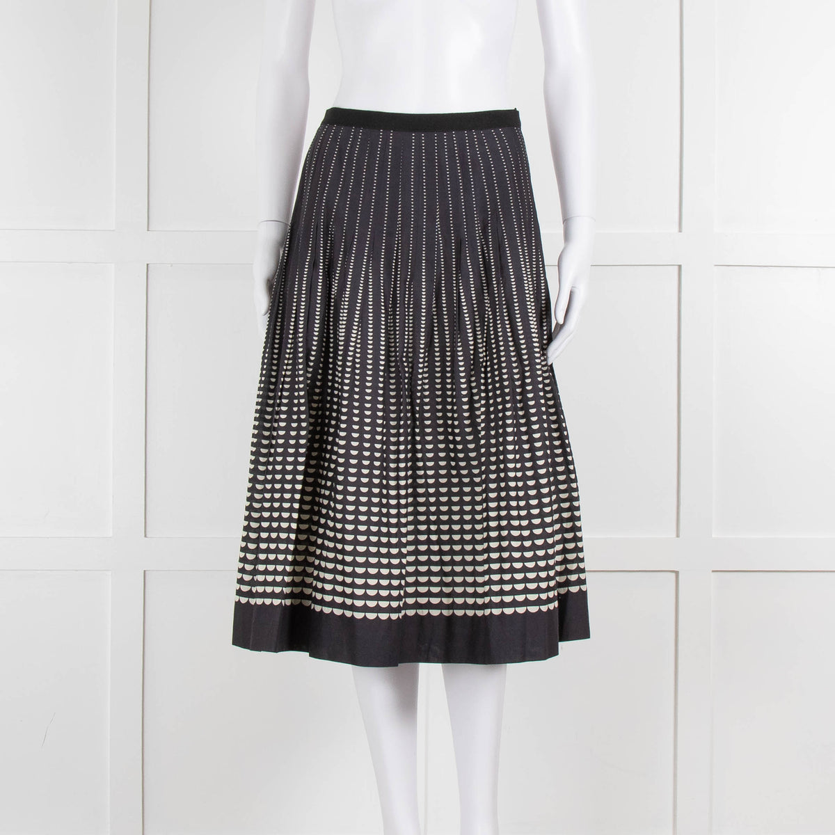 Margaret Howell Half Moon Print Skirt