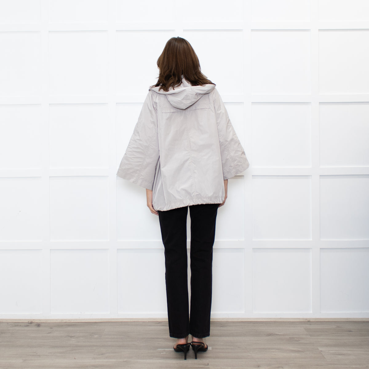 Poetry Beige Hooded Windstopper Jacket
