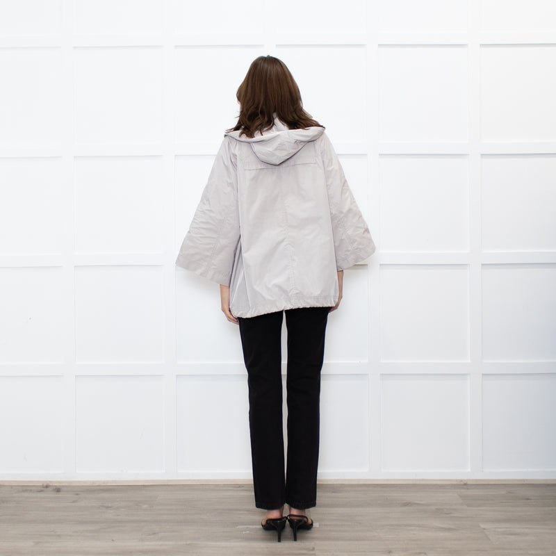 Poetry Beige Hooded Windstopper Jacket
