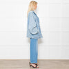 Y Project Pale Wash Denim Zip Up Jacket