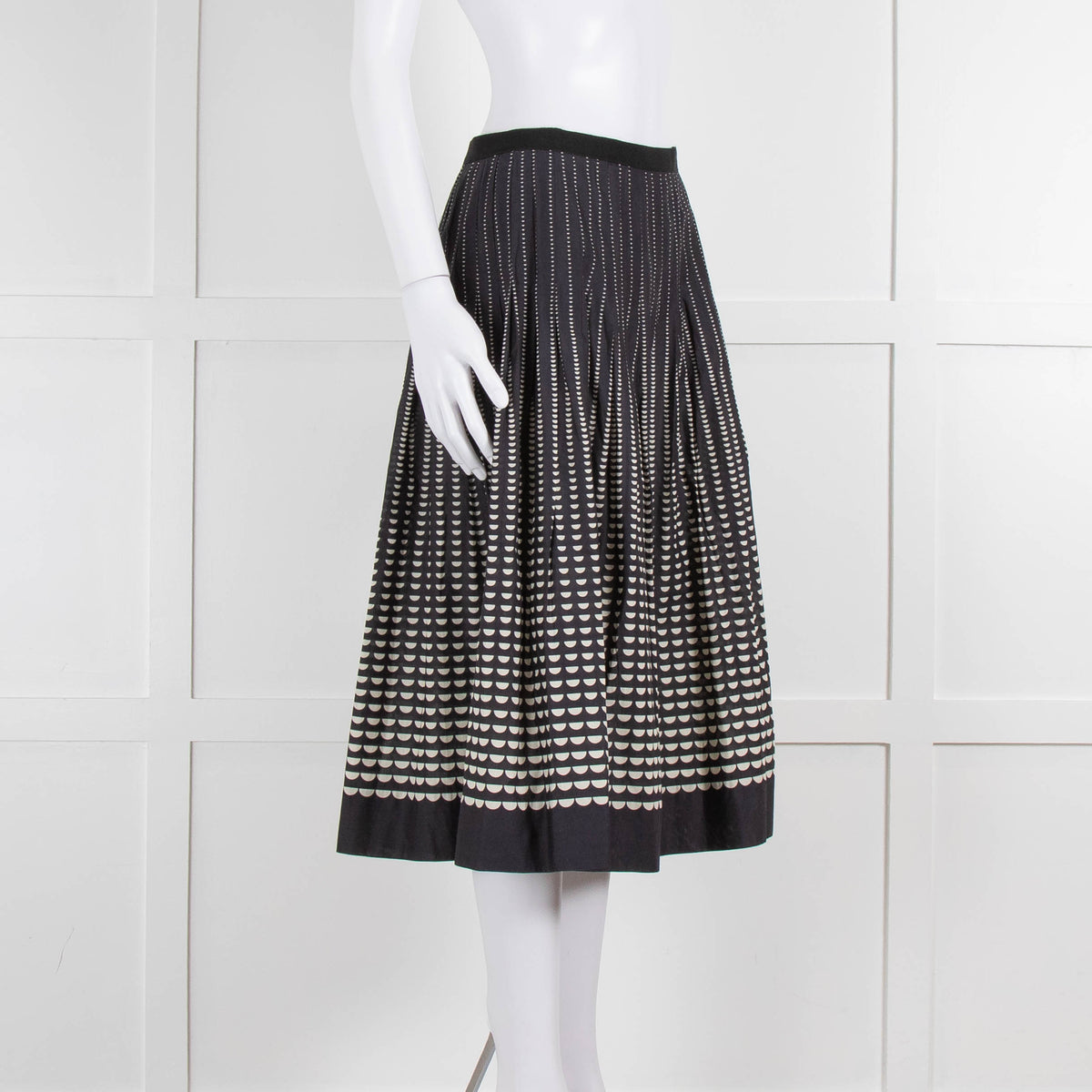 Margaret Howell Half Moon Print Skirt