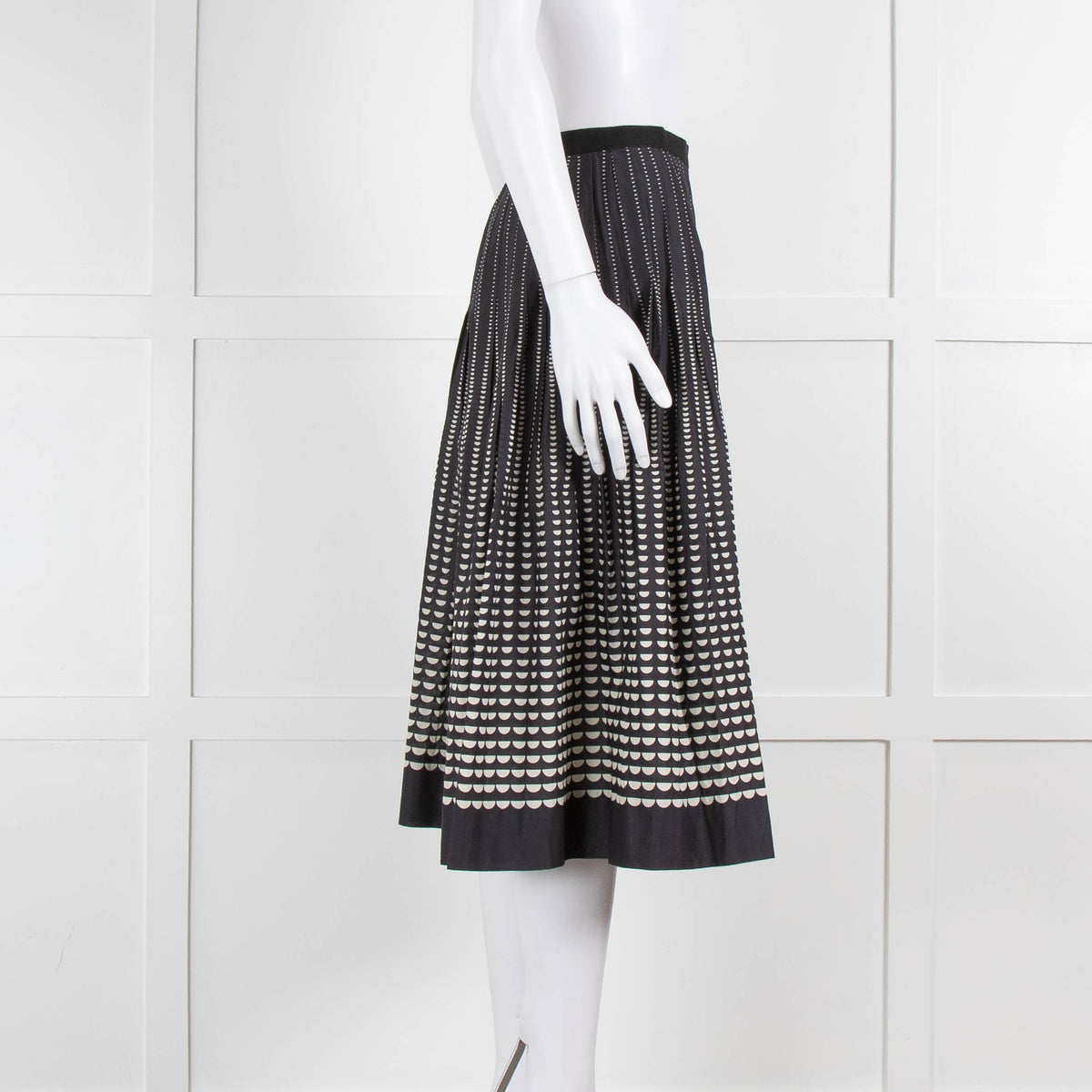 Margaret Howell Half Moon Print Skirt