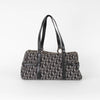 Christian Dior Blue Small Bowling Oblique Canvas Bag