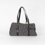 Christian Dior Blue Small Bowling Oblique Canvas Bag