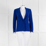 ba&sh Cobalt Blue Single Breasted Short Jacket