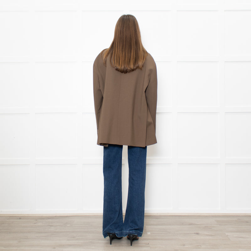 The Frankie Shop Khkai Oversized Blazer