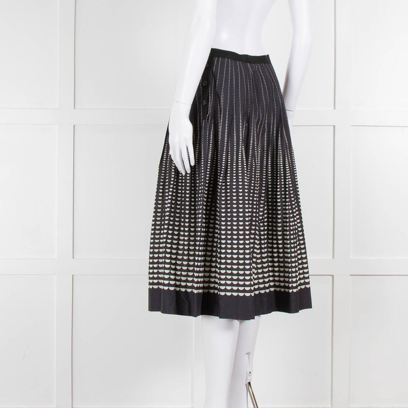 Margaret Howell Half Moon Print Skirt