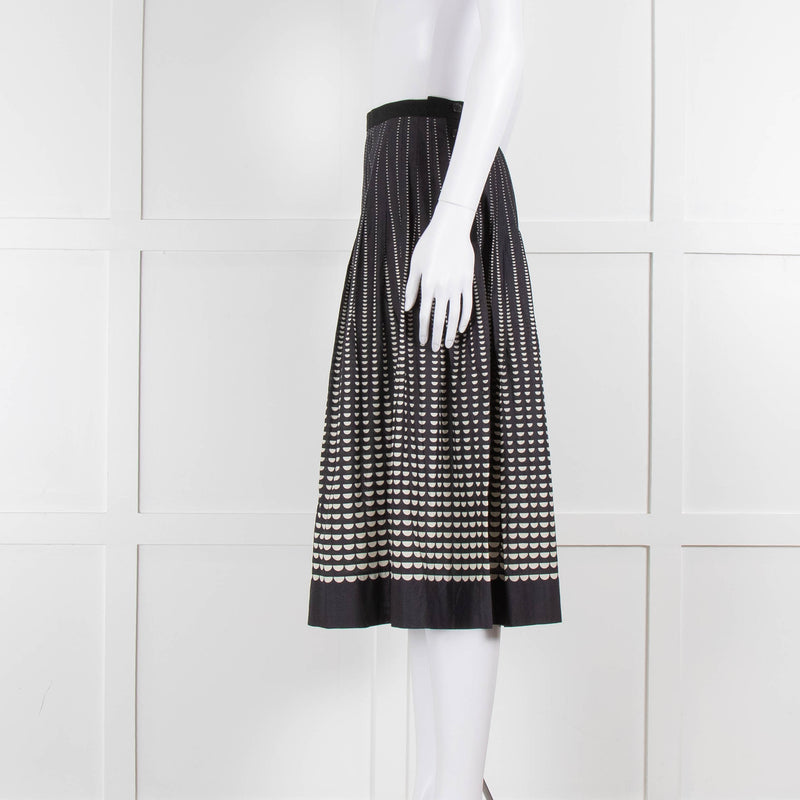 Margaret Howell Half Moon Print Skirt