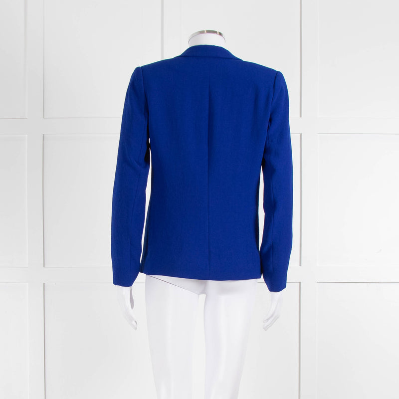 ba&sh Cobalt Blue Single Breasted Short Jacket