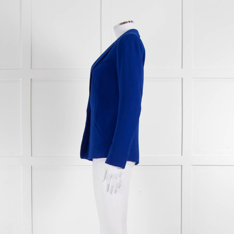 ba&sh Cobalt Blue Single Breasted Short Jacket