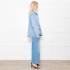 Raey Light Wash Denim Shacket