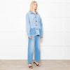 Raey Light Wash Denim Shacket