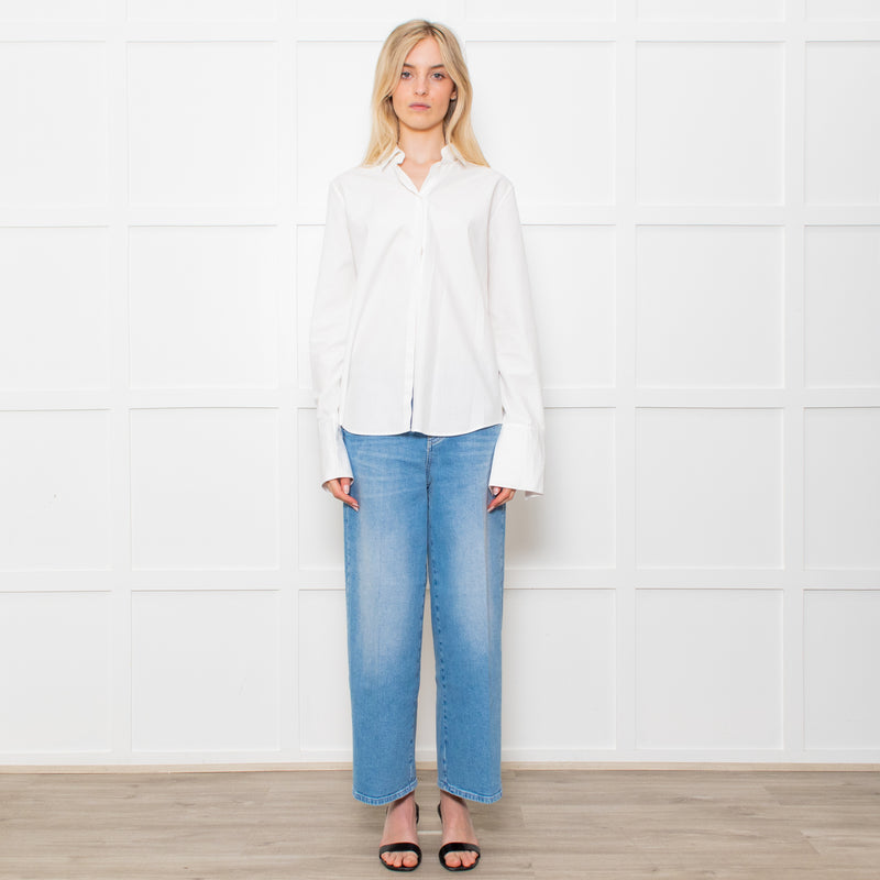 The Row White Shirt Double Cuffs