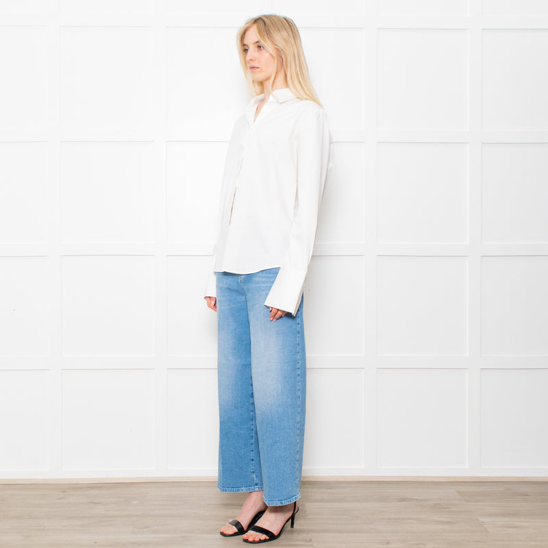 The Row White Shirt Double Cuffs