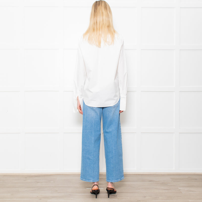 The Row White Shirt Double Cuffs