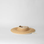 Helen Kaminski Neutral Straw Mia Visor Sun Hat