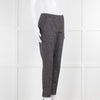 Piazza Sempione Blue and White Dotted Cotton Trousers