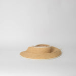 Helen Kaminski Neutral Straw Mia Visor Sun Hat
