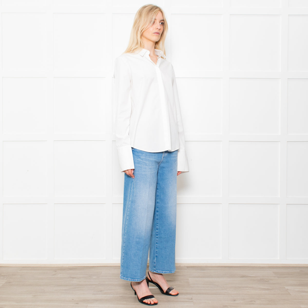 The Row White Shirt Double Cuffs