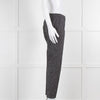 Piazza Sempione Blue and White Dotted Cotton Trousers