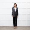 Second Female Black Silver Sequined Blazer