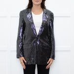Second Female Black Silver Sequined Blazer