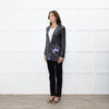 Second Female Black Silver Sequined Blazer
