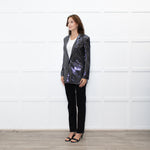 Second Female Black Silver Sequined Blazer