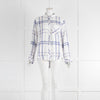 Rails Blue Pink White Check Brushed Cotton Shirt