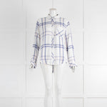 Rails Blue Pink White Check Brushed Cotton Shirt