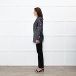 Second Female Black Silver Sequined Blazer