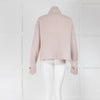 360 Cashmere Zip Neck Beige Cashmere Jumper