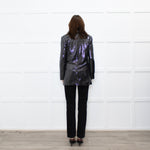 Second Female Black Silver Sequined Blazer