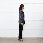Second Female Black Silver Sequined Blazer