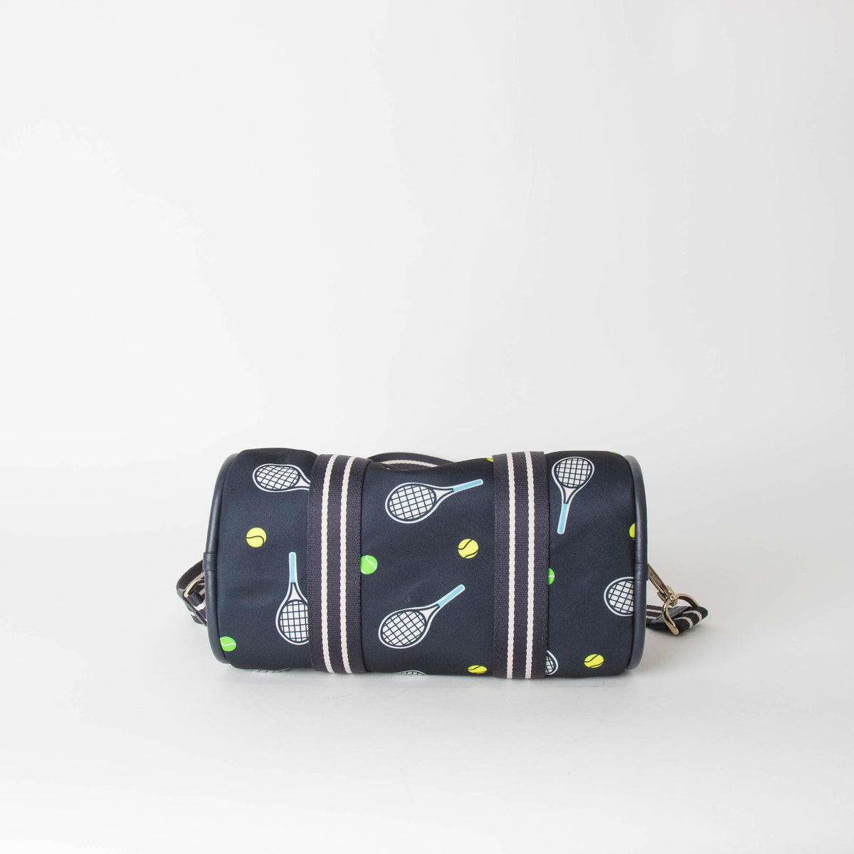 Kate Spade Navy Blue Racquet And Ball Small Duffle Bag