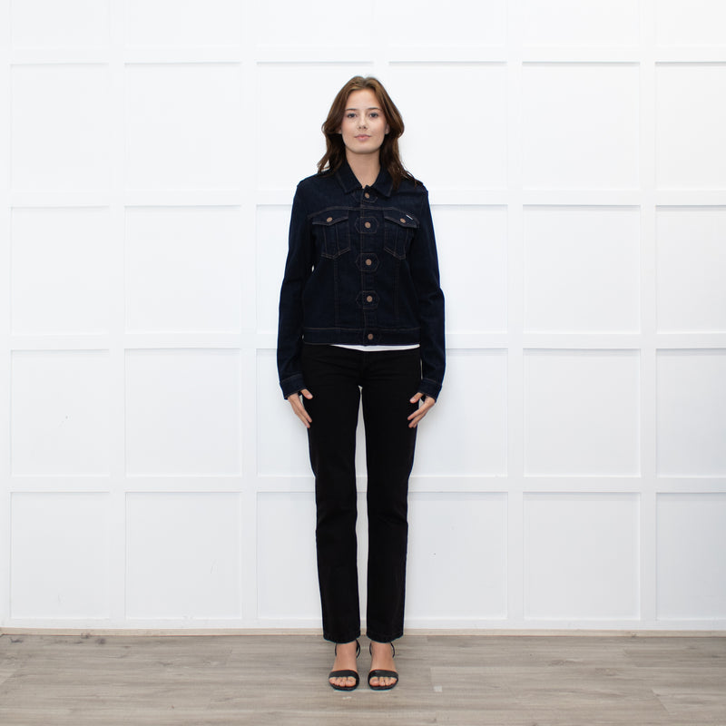 Mother Navy Denim Jacket