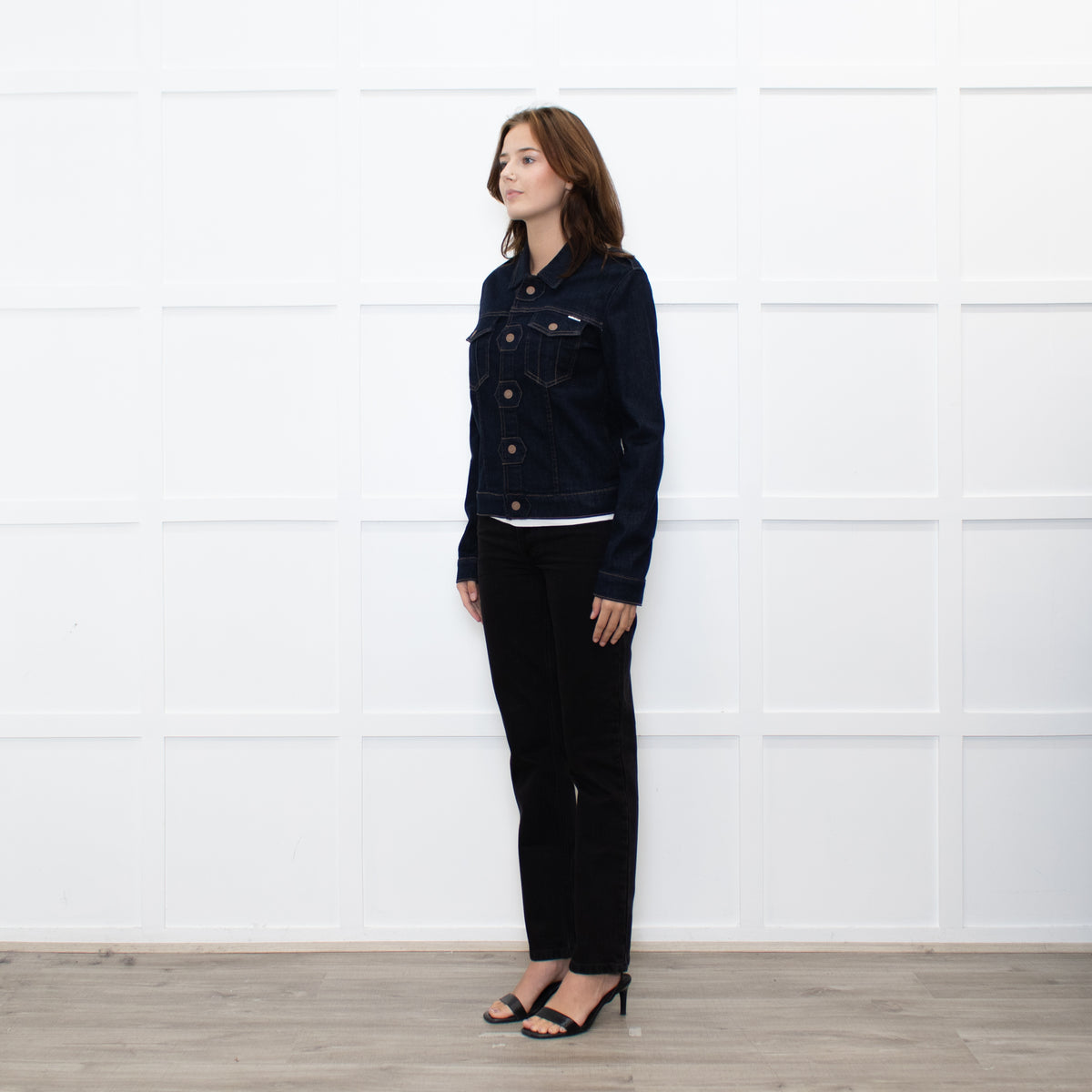 Mother Navy Denim Jacket